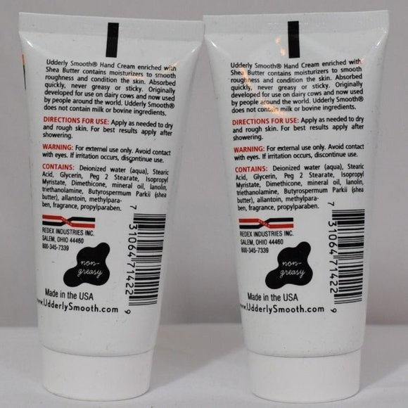 Lot of Two Udderly Smooth Hand Cream New - Picture 2 of 2